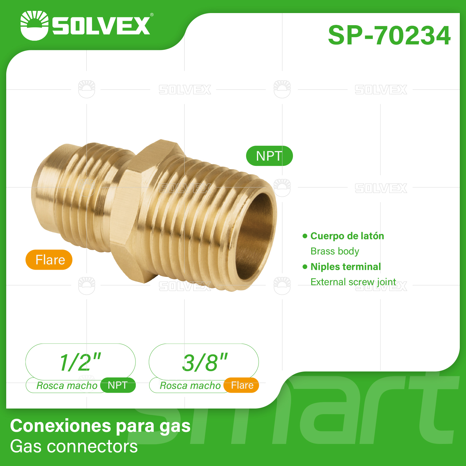 Gas connectors