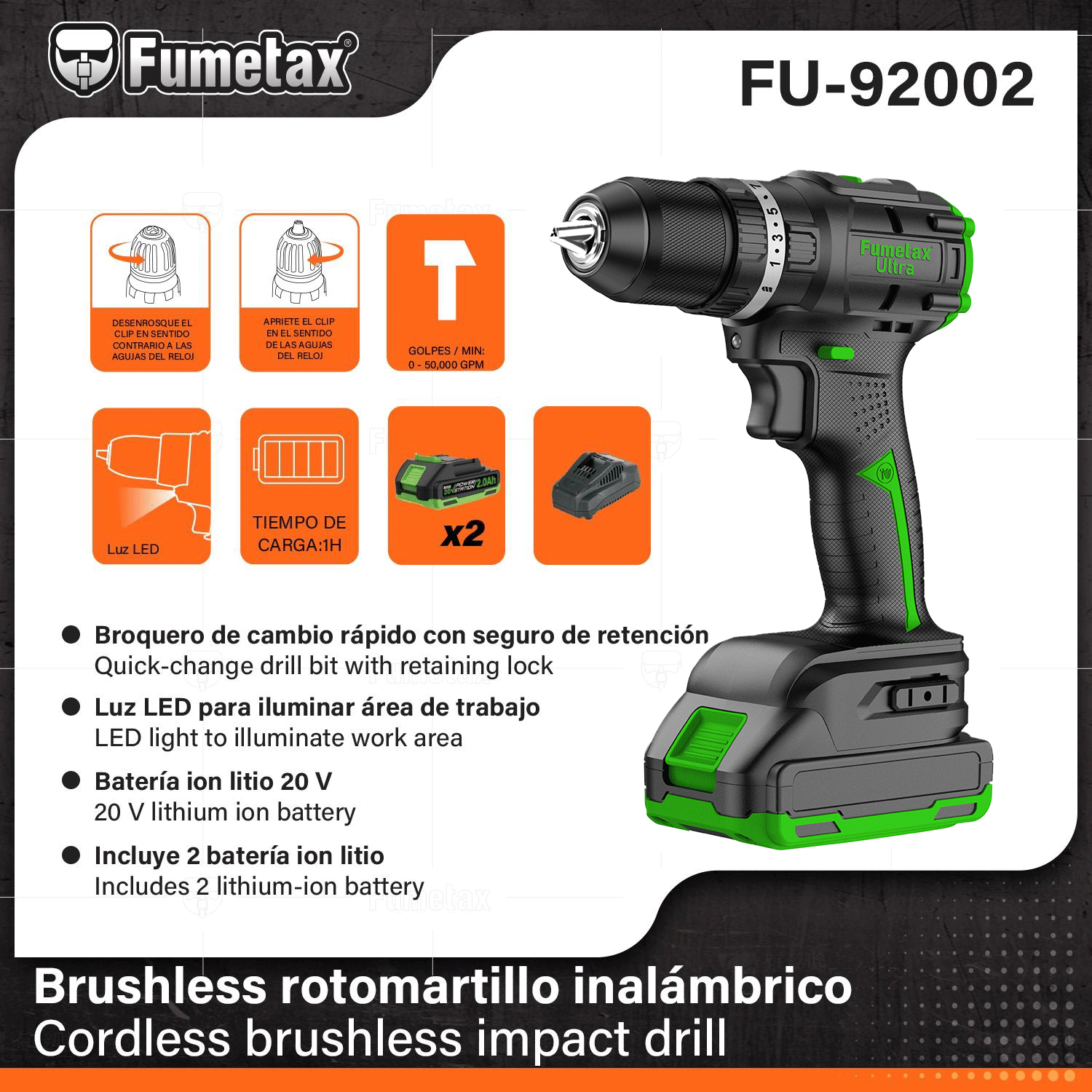 Cordless Brushless Impact drill