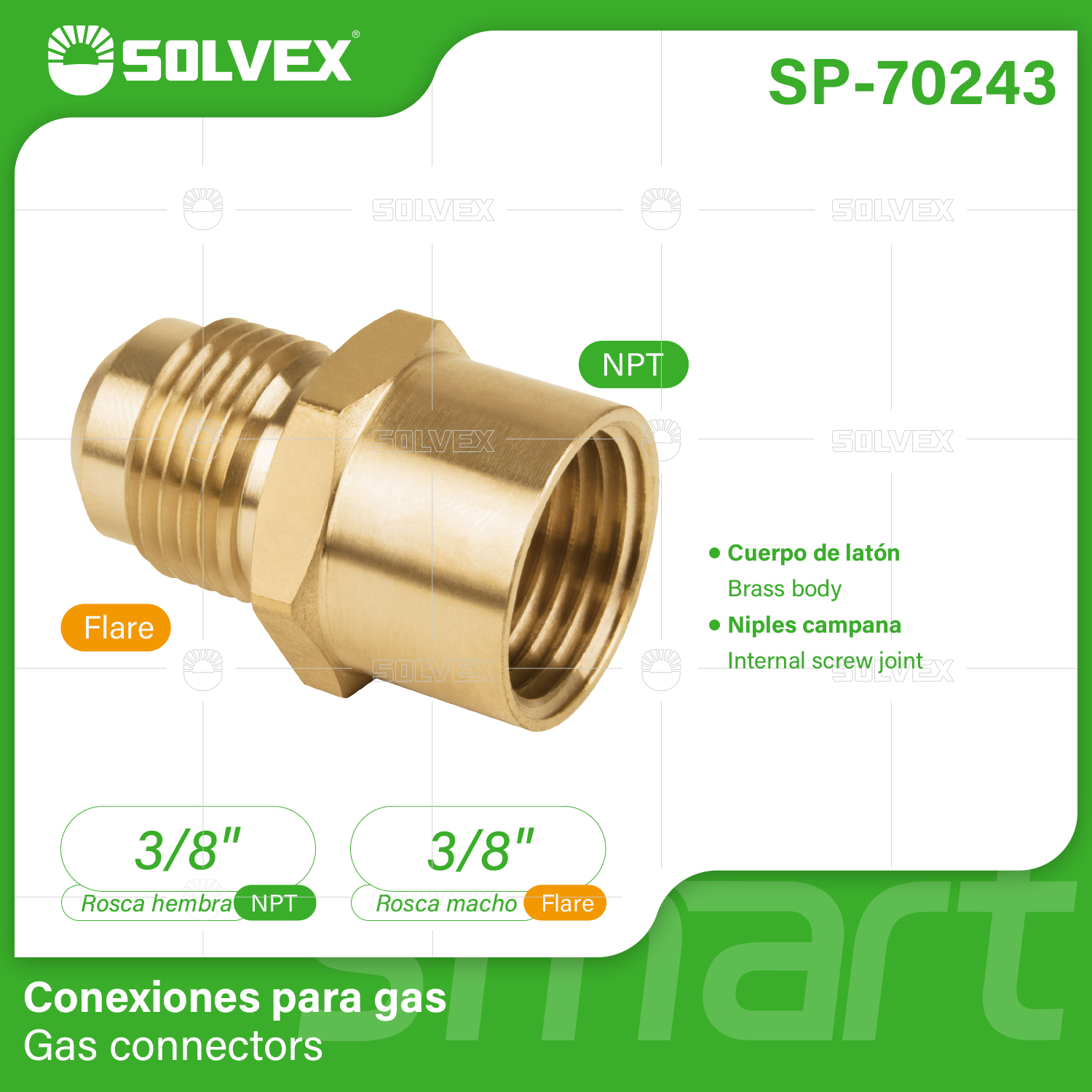 Gas connectors