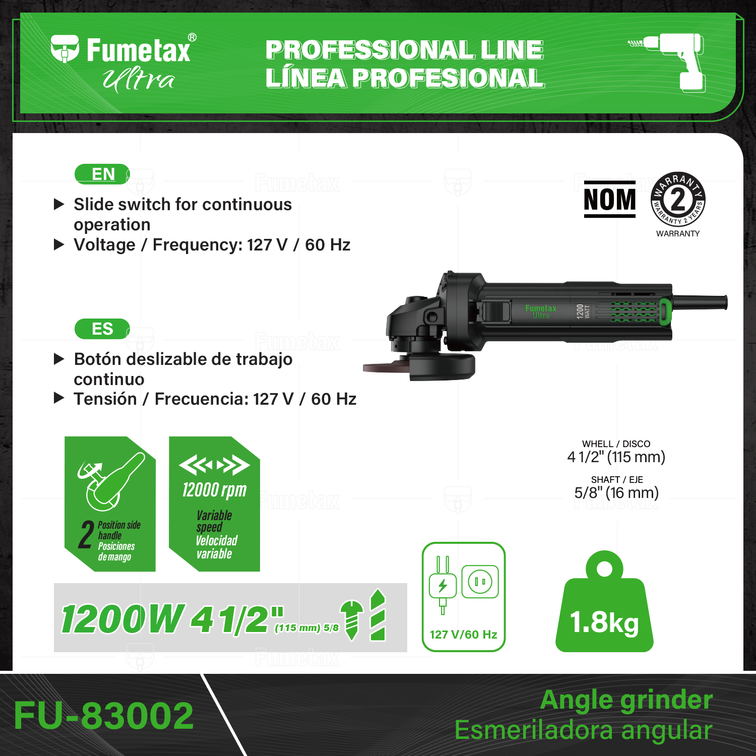 127V Angle grinder